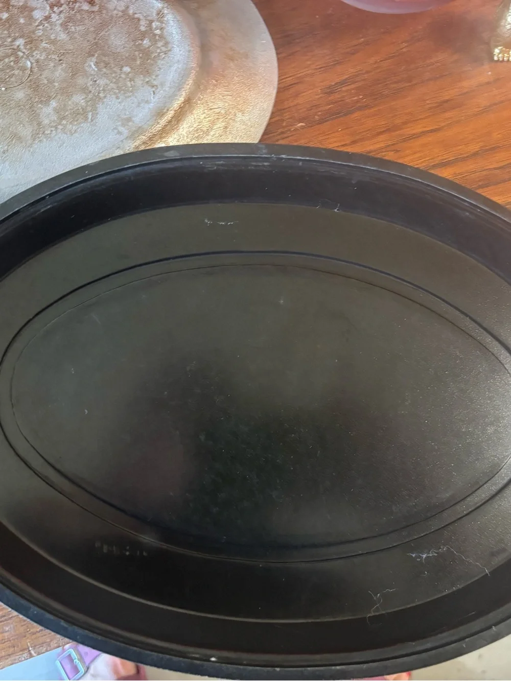 Bakelite Sizzle Plate Pair-1940s/ 50s